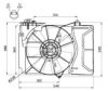 NRF 47055 Fan, radiator